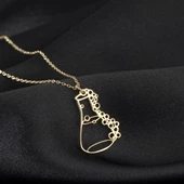 925 Ayar Gümüş Kimya Beger Glass Kolye Özel Tasarım thumbnail 2