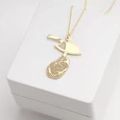 925 Ayar Gümüş Satır Kolye Özel Tasarım thumbnail 1