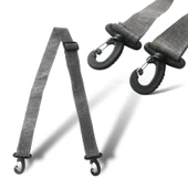 Premium Ayarlanabilir Gri  Omuz Kemeri Çanta Taşıma Askısı 110 cm - 2
