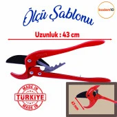 Vira Pvc Profesyonel Plastik Boru Kesme Makası 63 mm Çelik - 2