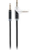 0209 Dönebilen Uçlu Aux Kablo Siyah - 1