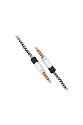 0211 Halat Tipi Aux Kablo Beyaz - 2