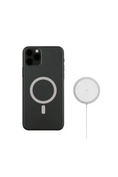 0660 Magsafe 15w Mıknatıslı Kablosuz Şarj Cihazı - Beyaz - 2