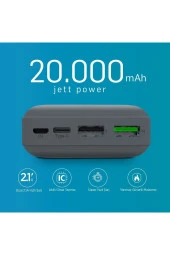 Mf Product Jettpower 0662 2.1a Micro Usb Type-c 20000 Mah Powerbank - 3