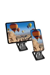 PBS108 Ayarlanabilir Telefon Tablet Tutucu Stand Siyah - 2