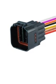 Cat İş Makinası Soketi Dişi 16 Pin Kablolu - 2