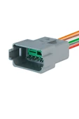 DT04-12P Dişi Konnektör 12 Pin Kablolu - 2