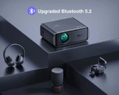 WiMiUS P62 1080P Dış Mekan Film Projektörü - WiFi 6 Bluetooth 5.2 - 4K - 3