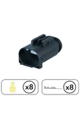 Sinyal Soketi Dişi 8 Pin Kablosuz - 1