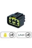 İş Makinası Soketi 8 Pin Kablosuz - 1