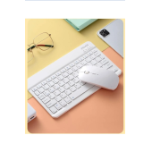 Ultra İnce Taşınabilir Kablosuz Bluetooth Klavye Mouse Seti - 5
