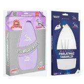 Gazella Ütü Altlığı + Ütü Masası Kılıfı Bezi 50 x 135 cm Lila - 1