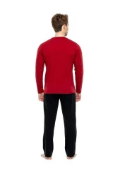 Mod Erkek Uzun Kol Pijama Takım 3893 - 3