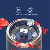 Coofbe 400Ml Kişisel Şarjlı Blender Taşınabilir Smoothies Shake'n Blender Meyve Sıkacağı 21000Rpm thumbnail 5