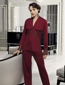 200 Kadın 6'lı Uzun Penye Gecelik Sabahlık Takım - 7