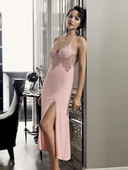 200 Kadın 6'lı Uzun Penye Gecelik Sabahlık Takım - 5