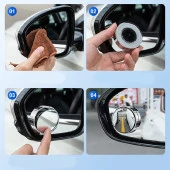 Kör nokta aynası dönerli ayarlanabilen krom 2'li set / AYIC111 thumbnail 4