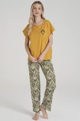 Pijadore 1636 Kadın Kısa Kollu Pijama Takımı - 3