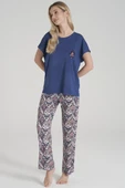 Pijadore 1636 Kadın Kısa Kollu Pijama Takımı - 7