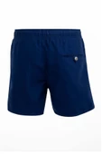 Lacivert Su İtici Özellikli Blue Voyage Nakışlı Erkek Plaj Deniz Şort Mayo - 303-Lacivert thumbnail 2