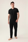 Arnetta 3010 Büyük Beden The Erkek Kısa Kollu Pijama Takımı - 3