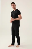 Arnetta 3010 Büyük Beden The Erkek Kısa Kollu Pijama Takımı - 4