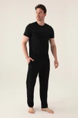 Arnetta 3010 Büyük Beden The Erkek Kısa Kollu Pijama Takımı - 1