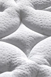 Hades Yatak 90x190 cm Tek Kişilik 30 cm Kalınlığında Paket Yaylı Lüks Yatak Orta Sert Krem Kumaş thumbnail 5