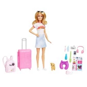 Barbie Seyahatte Bebeği ve Aksesuarları HJY18 - 1