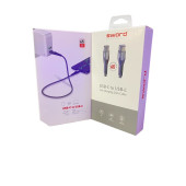 SWORD KABLO SW-LC101 USB-C-TO USB-C GRİ - 3