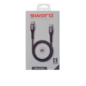 SWORD KABLO SW-LC101 USB-C-TO USB-C GRİ - 4