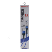 SWORD KABLO SW-C211 TYPE-C 2.4A 2 METRE MAVİ - 1
