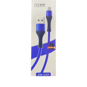 SWORD KABLO SW-C211 TYPE-C 2.4A 2 METRE MAVİ - 4