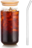 Bambu Kapaklı Pipetli Bardak Sunum Kahve Pinterest Coll lime Bardak - 2