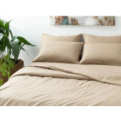 English Home Classy Twill King Size Nevresim Takımı 240x220 Cm Bej - 1