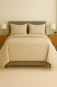 English Home Classy Twill King Size Nevresim Takımı 240x220 Cm Bej - 2