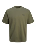 Jack Jones Blachad Brandıng Erkek Tişört 12259357 - 1