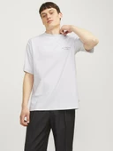 Jack Jones Blachad Brandıng Erkek Tişört 12259357 - 2
