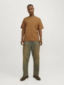 Jack Jones Blachad Brandıng Erkek Tişört 12259357 - 4