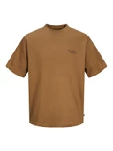 Jack Jones Blachad Brandıng Erkek Tişört 12259357 - 1