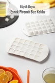 Büyük Beyaz Piramit Buz Kalıbı (13*24*2 cm) - 1