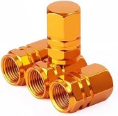 OTO MOTTO Alüminyum Lastik Sibop Kapağı Gold 4'lü - 1