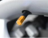 OTO MOTTO Alüminyum Lastik Sibop Kapağı Gold 4'lü - 3