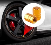 OTO MOTTO Alüminyum Lastik Sibop Kapağı Gold 4'lü - 5