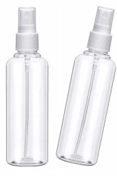 Sprey 100 ml Boş Şişe Spreyli Kolonya Şişesi Doldurulabilir Cep Plastik Parfüm Şişesi Dezenfektan - 1
