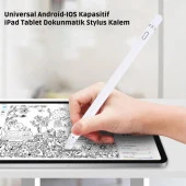 Coofbe Android Ve İos Uyumlu Dokunmatik Ekran Kalemi Kapasitif iPad Stylus Kalem Tüm Tabletlere Uyumlu - 2