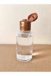25 Adet 50 Ml Bronz Fliptop Kapak Om62 Dezenfektan - Kolonya - Parfüm Boş Şişesi - 50 ml - 2
