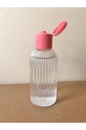 10 Adet 50 Ml Pembe Fliptop Kapak Dnz21 Özel Tasarım Dezenfektan - Kolonya - Parfüm Boş Şişesi - 50 - 2