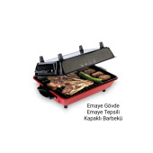 Mikrostar Mangalım Progrill Emaye Tepsili Elektirikli Izgara 1100 watt - 2