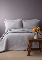 APRİCİTAS HOME YATAK ÖRTÜSÜ SET SAVOY GRİ TEK KİŞİLİK - 1
